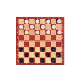 Набор детский "Шашки+нарды" (1 набор) Бамсик 034/6