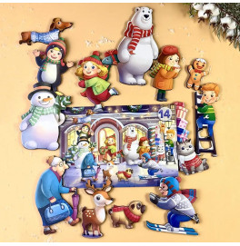 Розвиваюча гра UBEE Хто був на вулиці з дерева ПСД294