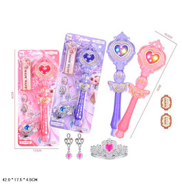 Чарівна паличка з аксесуарами зі світлом та звуком A906