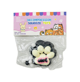 Сквиш Лапка-антистресс черно-белая st-72 Сквиш Лапка-антистресс черно-белая st-72