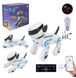 Робот пес на радіокеруванні зі світлом і звуком BG1544B