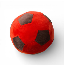 Игрушка мягконабивная Мяч футбольный МС 180402-01_Red-Brown Игрушка мягконабивная Мяч футбольный МС 180402-01_Red-Brown