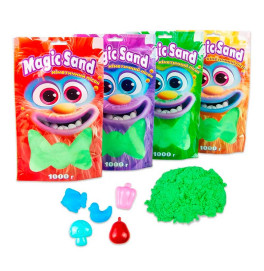 Magic sand в пакете голубой, 1 кг