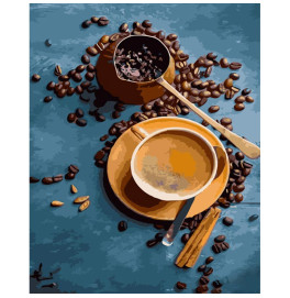 Картина по номерам Stateg Утренний кофе 40х50 см GS1331 Картина по номерам Stateg Утренний кофе 40х50 см GS1331