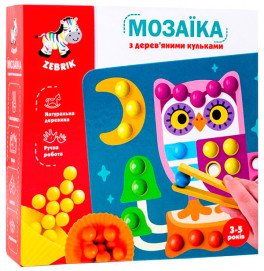 Мозаика с деревянными шариками "Дополни картинку" ZB2002-08 (укр) ZB2002-08 Мозаика с деревянными шариками "Дополни картинку" ZB2002-08 (укр) ZB2002-08