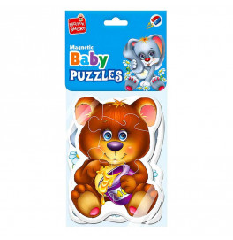 Бейби пазлы Vladi Toys Малыш сможет "Лесные жители" магнитные VT3208-17