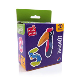 Развивающая игра Vladi Toys "Цифры" набор магнитов VT3106-37