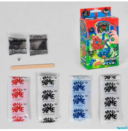 Безопасное образовательное творчество для проведения опытов "Crazy Slime Magnetic" мини укр (16)