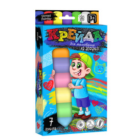 Мел DankoToys для рисования на асфальте большой 7 штук MEL-01-05U