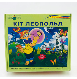 Игра-пазл "Кот Леопольд" 12 эл в кор.