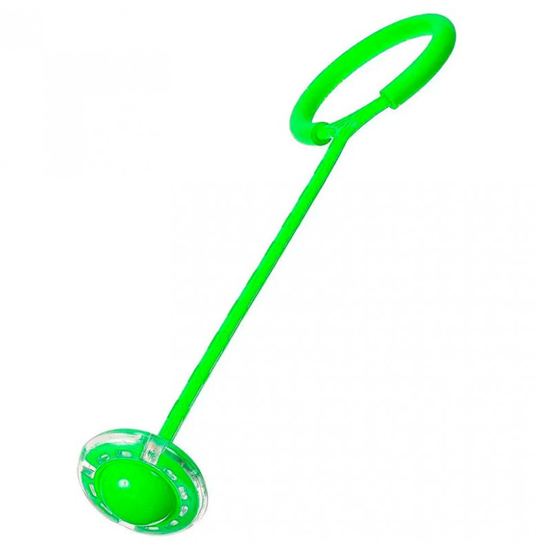 Нейроскакалка со световым эфектом 5 цветов 62 см МG-2_Green