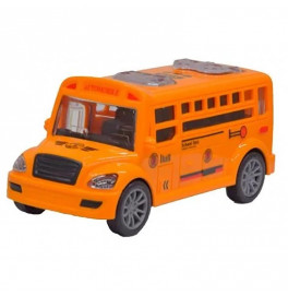 Автобус школьный открывается дверь 13 см JW567-066_Orange