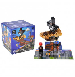 Конструктор qbee "Block&Steps: Пиратский корабль" 41 деталей блочный QB300-104