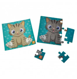 Пазлы qbee "Котенок" 16 элементов фомовые магнитные QB200-006