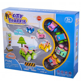 Игровое поле 4 машинки 20 аксессуаров RD001-3