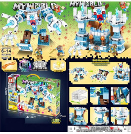 Конструктор My World "Ледяной замок Голема" 532 детали LB1162