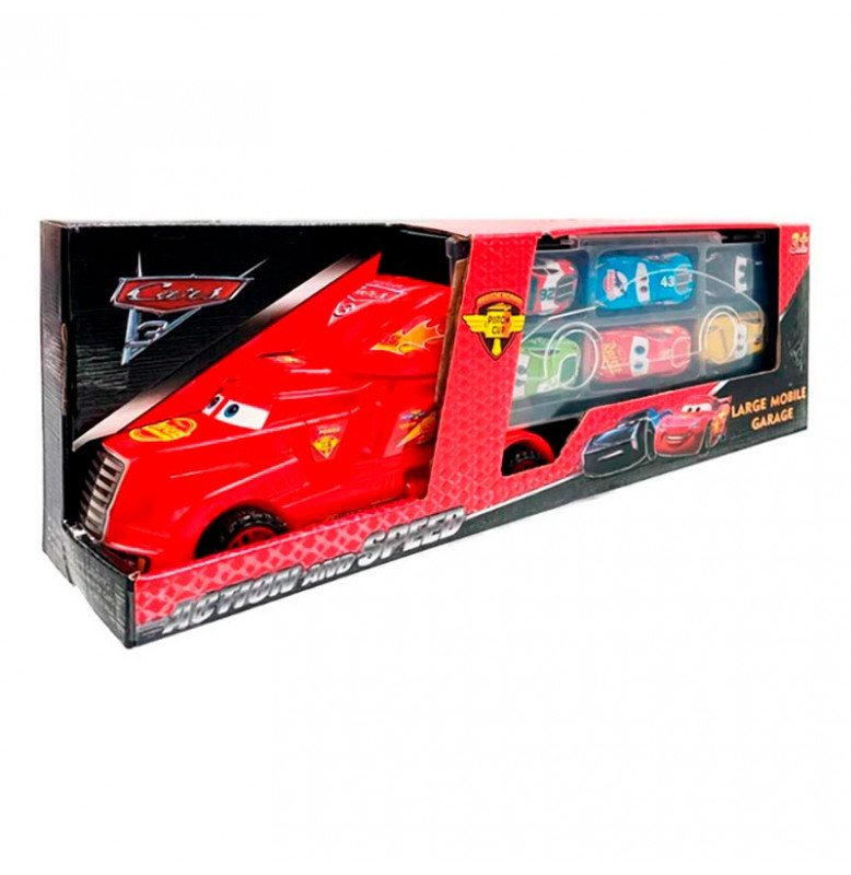 Автовоз Тачки с машинкой 558-4 / 3788_Red