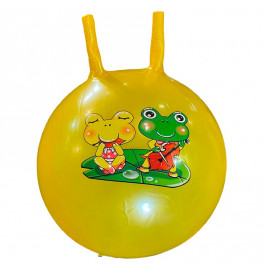 Мяч для фитнеса с рожками 45 см 350 грамм RB26507_Yellow Мяч для фитнеса с рожками 45 см 350 грамм RB26507_Yellow