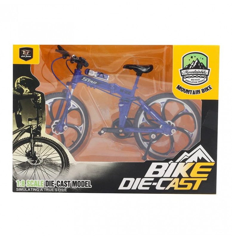 Фингербайк Bike Die-Cast пальчиковый велосипед 2022_Blue