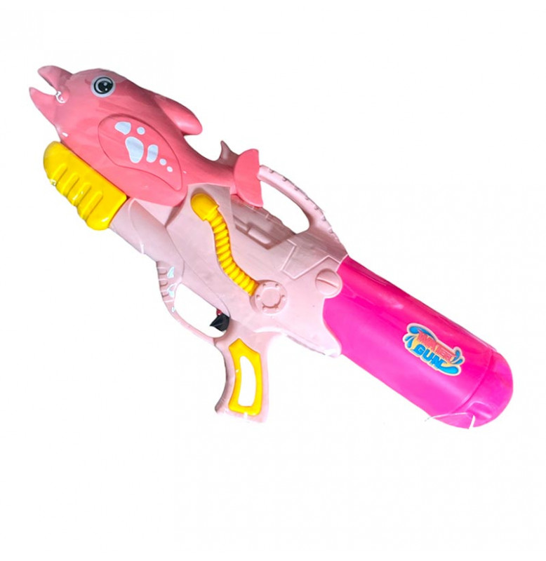 Водяной пистолет "Дельфин" помповый M222HT_Pink