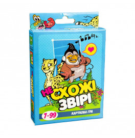 Настольная игра 30223 (укр) "Непохожие звери", в кор-ке 9,1-11,5-2,2 см 30223