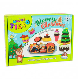 Набор для творчества Мистер тесто Merry Christmas Strateg на украинском языке 41022