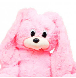 Мягкая игрушка Зайка Сеня 70 см 0088_Pink