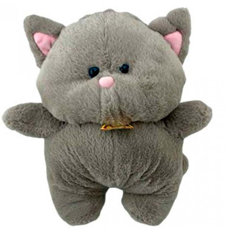 Мягкая игрушка Кот Пуховичок 35 см 0356_Gray