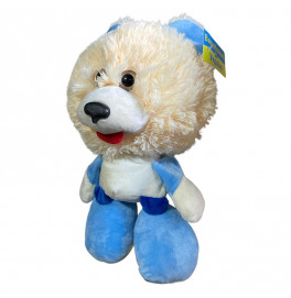 Мягкая игрушка Коротышка медведь 30 см 0032_Cream-Blue