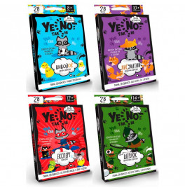 Настольная игра Danko Toys "YENOT Да/Нет" карточная YEN-01-01U,02U,03U,04U