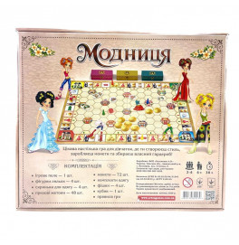 Настольная игра Бродилка Модница Ост.0239