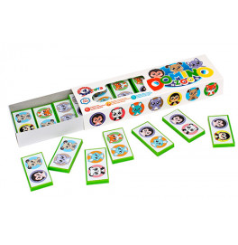Игра настольная домино Технок "Зоопарк" детское 3305T