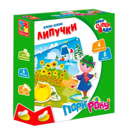 Настольная игра Vladi Toys «Времена года» с липучками VT1302-23
