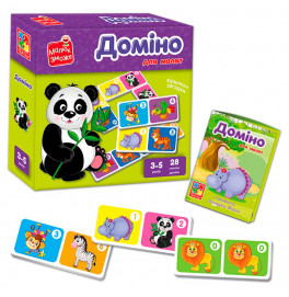 Настольная игра Vladi toys Домино. "Зоопарк" VT2100-07