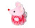 М'яка миша-брелок розмір 10 см X191_Pink-Red