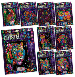 Набір для творчості Danko Toys CRYSTAL MOSAIC мозаїка CRM-02-01,02,03,04...10