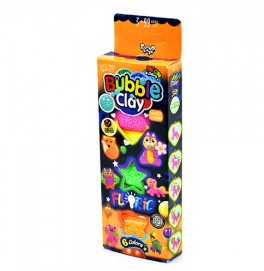 Набор для творчества Danko Toys BUBBLE CLAY FLUORIC BBC-FL-6-01U,02U