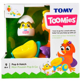 Игрушка-каталка Tomy Наседка и цыпленок T72723C