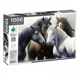 Пазлы 1000 "Прекрасные лошади" Ен.4986