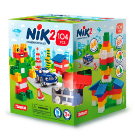 Конструктор детский "НИК-2" 104 детали Юника.71528