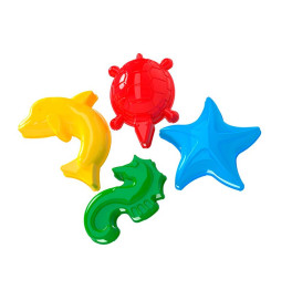 Набор формочек для песка ТехноК пластиковый 2421