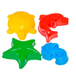 Набор формочек для песка ТехноК пластиковый 4845