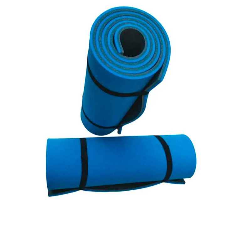 Килимок IZOLON Комфорт 10 для фітнесу 180 на 50 см IZL09151_Blue-Gray