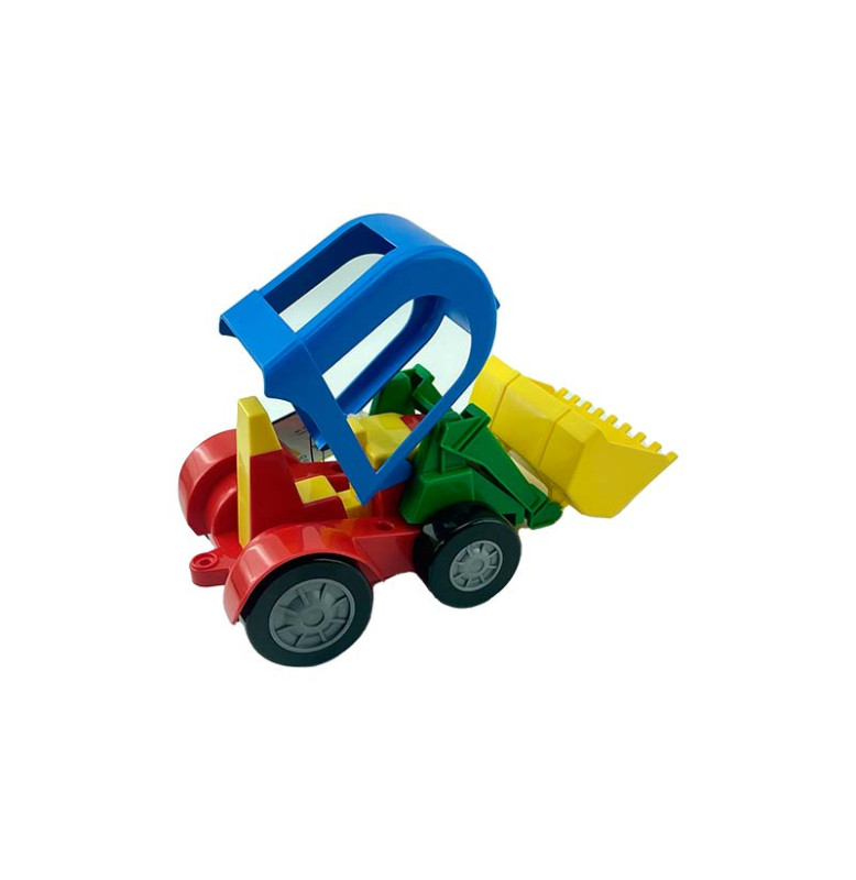 Игрушка Трактор-Багги Tigres "Работяга" 25 см 39230_Yellow-Green-Blue