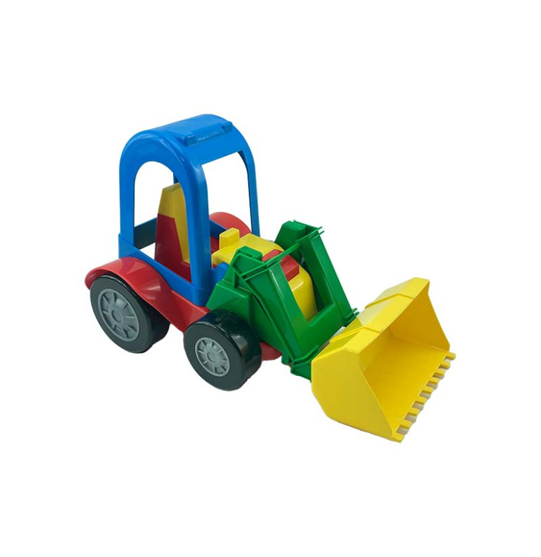 Игрушка Трактор-Багги Tigres "Работяга" 25 см 39230_Yellow-Green-Blue