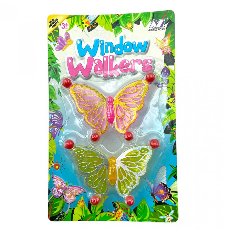 Набор бабочек "Window Walkers" 13013B-2_Pink-Yellow