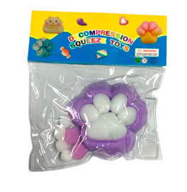 Лапка антистрес фіолетово-біла st-51 Лапка антистрес фіолетово-біла st-51