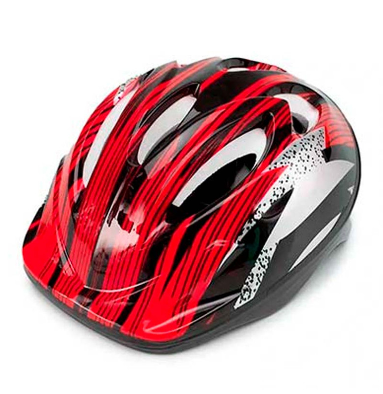 Захисний дитячий шолом для катання 24.5*20 см Z41492_Silver-Red