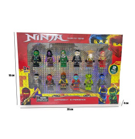 Детский игровой набор фигурок "Ninja" 12 фигурок