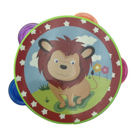 Музыкальная игрушка Бубен для детей 2832_Lion, Green